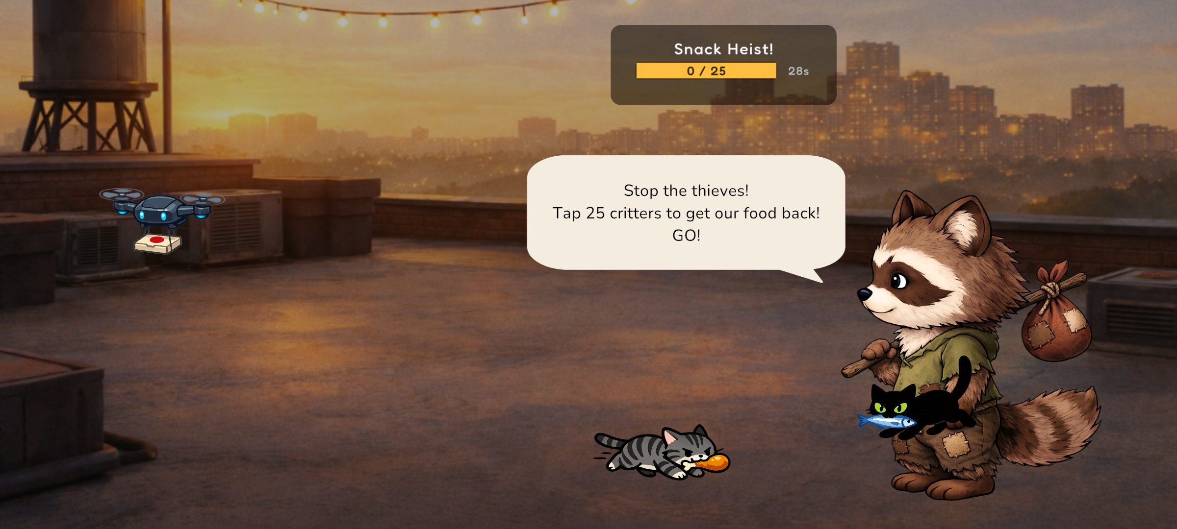 Hungry Raccoon Clicker Screenshot 3